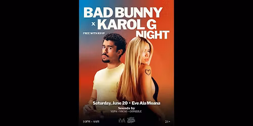 BAD BUNNY X KAROL G DANCE PARTY NIGHT