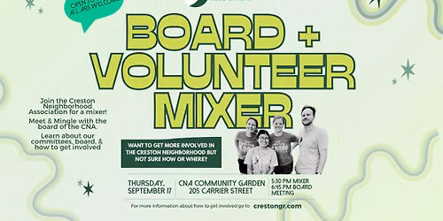 Board + Volunteer Mixer