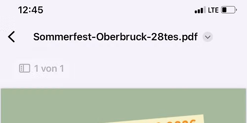 28. Oberbrucker Sommerfest