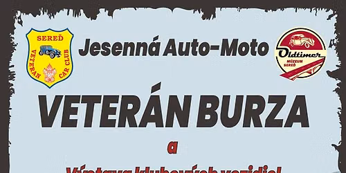 Jesenn\u00e1 Veter\u00e1n Burza VCC Sere\u010f