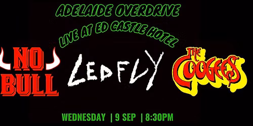 Adelaide Overdrive: The Coogees, No Bull, Ledfly