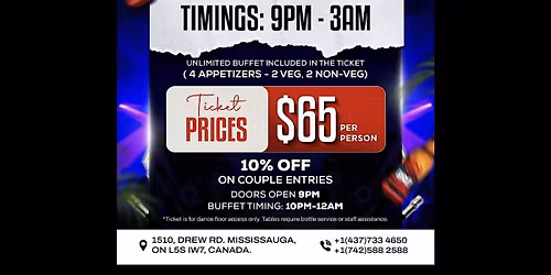 New Year\u2019s Eve 2025 Party at ULLOU Bistro Lounge | Mississauga