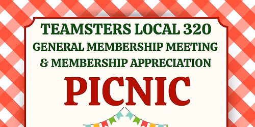 General Membership Meeting & Membership Appreciation Picnic
