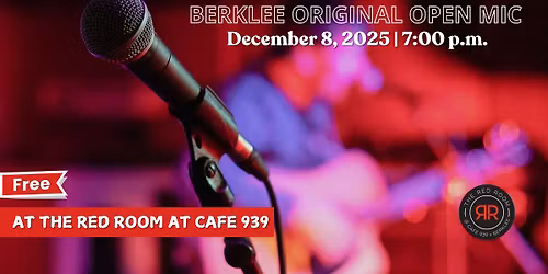BOOM\u2014Berklee Original Open Mic | FREE