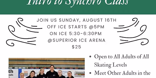 Adult Figure Skating Intro to Synchro Class