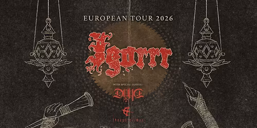 IGORRR \u2022 European Tour 2026 \u2022 Vienna