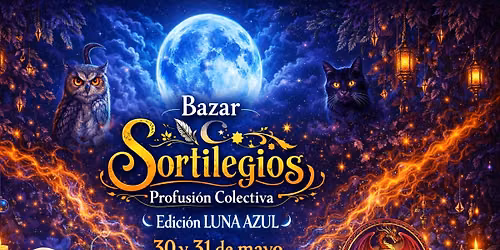 Bazar Sortilegios Profusi\u00f3n Colectiva edici\u00f3n Luna Azul