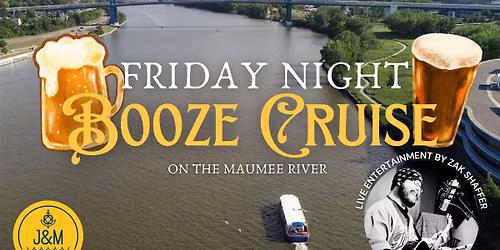 Friday Night Booze Cruise on the Sandpiper with Live Entertainment by Zak Shaffer