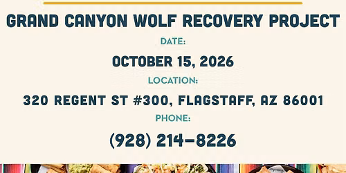 Someburros Fundraising for Grand Canyon Wolf Recovery Project