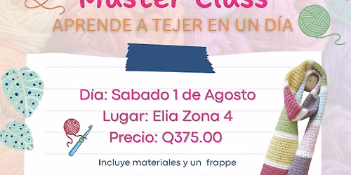 Master Class de Tejido