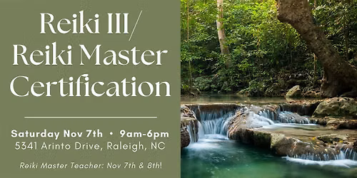 Reiki III\/Reiki Master Training