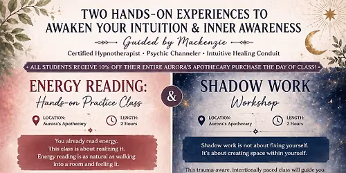 Shadow Work Workshop w\/ Kenzie
