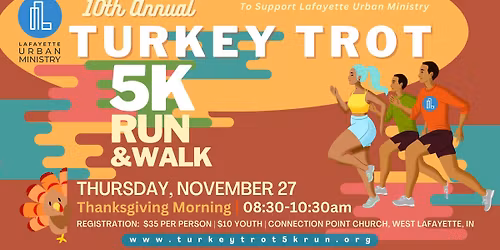 LUM Turkey Trot 5K Run - Thanksgiving Morning
