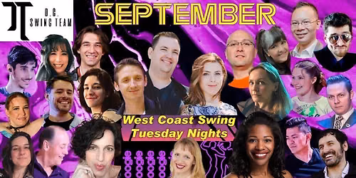 W\/C Swing Tuesdays SEPTEMBER 2026 Happenings @ the Boogie in Bethesda!