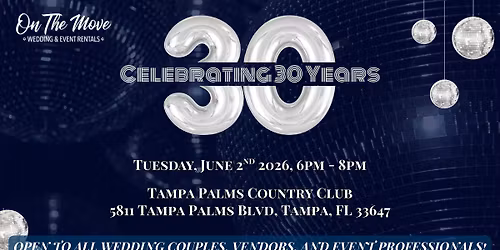 Celebrating 30 Years Networking Night!