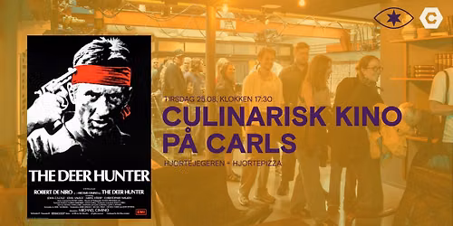 Kulinarisk kino p\u00e5 Carls: HJORTEJEGEREN + hjortepizza \/\/ Oslo Pix Filmfestival