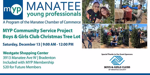 MYP Service Project - Boys & Girls Club Christmas Tree Lot