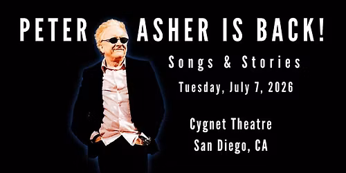 Peter Asher: Songs & Stories @Cygnet Theatre