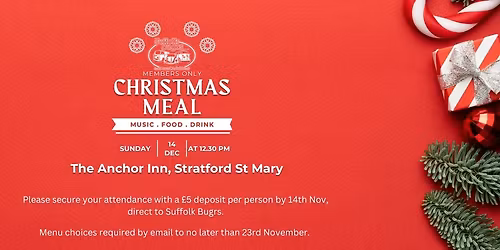 Suffolk Bugrs Members - Christmas Meal