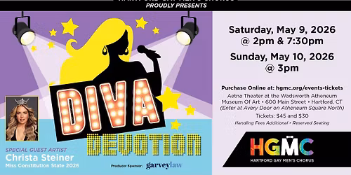 The Hartford Gay Men\u2019s Chorus Proudly Presents \u201cDiva Devotion\u201d