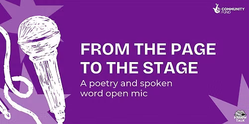 From the page to the stage: A poetry and spoken word open mic