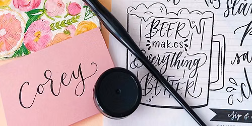 Modern Calligraphy for Beginners at Great American Beer Hall