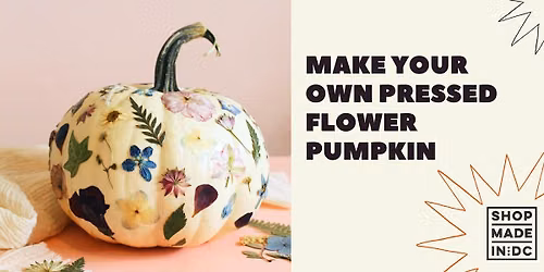 Make Your Own Pressed Flower Pumpkin