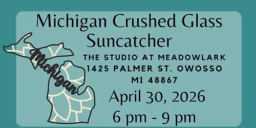 Michigan Crushed Glass Suncatcher Workshop