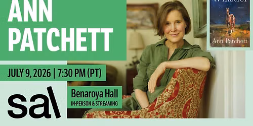 SAL Presents: Ann Patchett