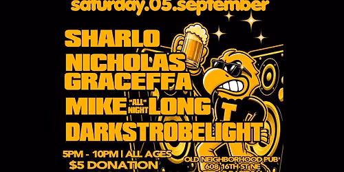 House It UP! - A Herk'N Afterparty On The Patio - Saturday September 5 at ONP