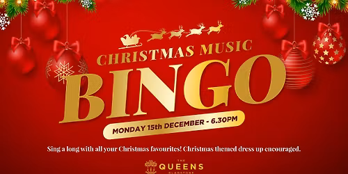Music Bingo Christmas I The Queens Hotel Gladstone