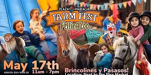 FARM FEST - petting zoo, kids entertainment, and cultural flea market
