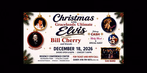 Christmas with Gracelands Ultimate Elvis Champion Bill Cherry!