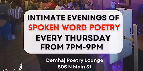 Open Mic Poetry Thursdays