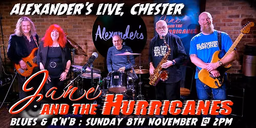 Jane and the Hurricanes at Alexander's Live, Chester