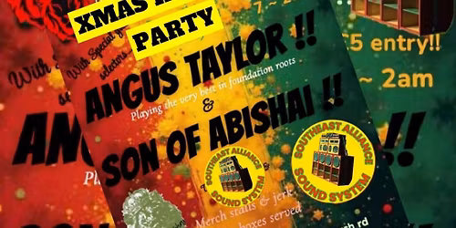 XMAS REGGAE PARTY! SOUTHEAST ALLIANCE SOUNDSYSTEM 
