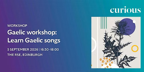 Gaelic workshop: Learn Gaelic songs | Workshop
