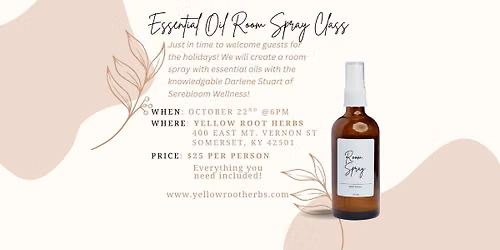 DIY Room Spray with Essential Oils!