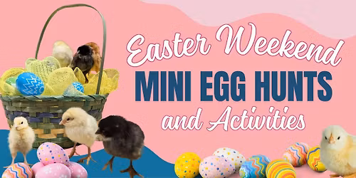Easter Weekend Mini Egg Hunts and Activities