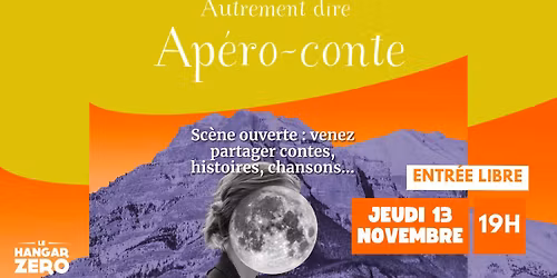 \ud83c\udf99\ufe0f\u2728 Ap\u00e9ro-conte au Hangar Z\u00e9ro \u2014 avec les conteuses d\u2019Autrement Dire