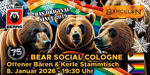 75. BEAR SOCIAL COLOGNE - Wir feiern unser Jubil\u00e4um!