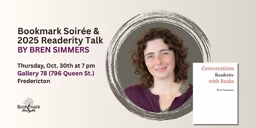 Westminster Bookmark Soir\u00e9e & Readerity Talk By Bren Simmers