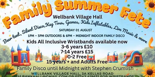Summer Fete and disco 