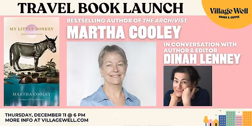 Travel Book Launch: My Little Donkey by Martha Cooley