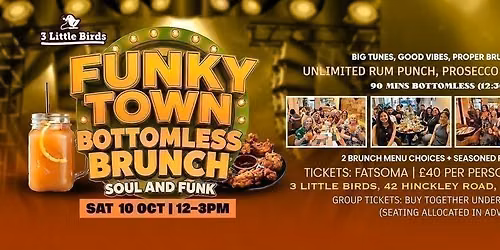 Funky Town (Soul & Funk) Bottomless Brunch