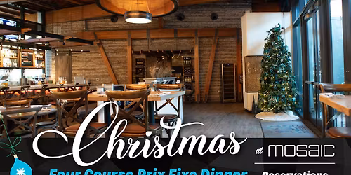 Christmas Four Course Prix Fixe Dinner