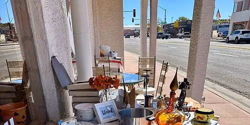 Side walk sale every Saturday 