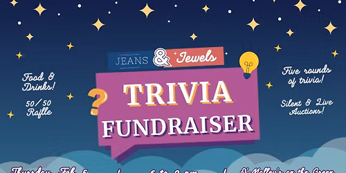 "Jeans & Jewels" Trivia Fundraiser