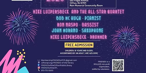 New Years Concert: Mike Luipersbeck and the All-Star Quartet