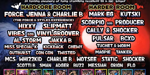 TOTALLY \u2018ARDCORE 20th Birthday Celebrations